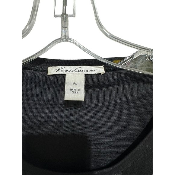 4/$20 Kenneth Cole Sequin Top Blouse Womens LP Whimsigoth Party Cocktail Classic - Picture 2 of 6